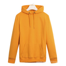 Wholesale Cotton/Polyester Yellow Pullover Sports/Gym Hoodies